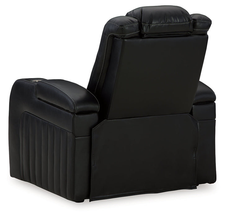 Caveman Den Midnight Power Recliner - 9070313 - Vega Furniture