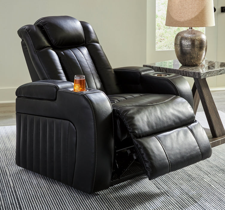 Caveman Den Midnight Power Recliner - 9070313 - Vega Furniture