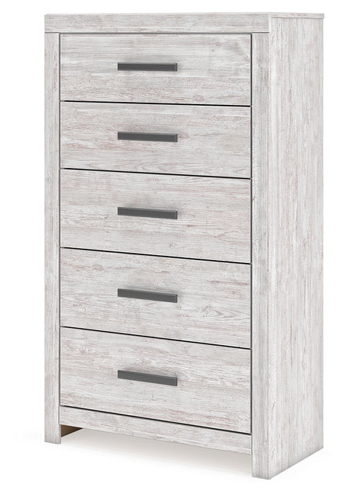 Cayboni Whitewash Chest of Drawers - B3788-46 - Vega Furniture