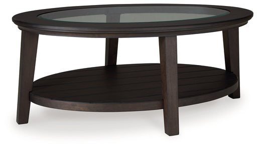 Celamar Dark Brown Coffee Table - T429-0 - Vega Furniture