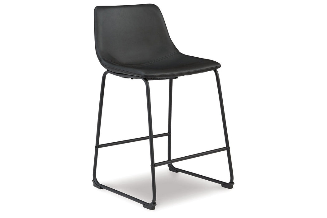 Centiar Black Counter Height Barstool, Set of 2 - D372-624 - Vega Furniture