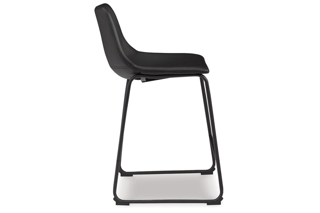 Centiar Black Counter Height Barstool, Set of 2 - D372-624 - Vega Furniture