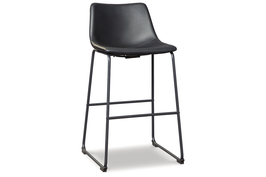 Centiar Black Pub Height Barstool, Set of 2 - D372-630 - Vega Furniture