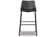 Centiar Black Pub Height Barstool, Set of 2 - D372-630 - Vega Furniture