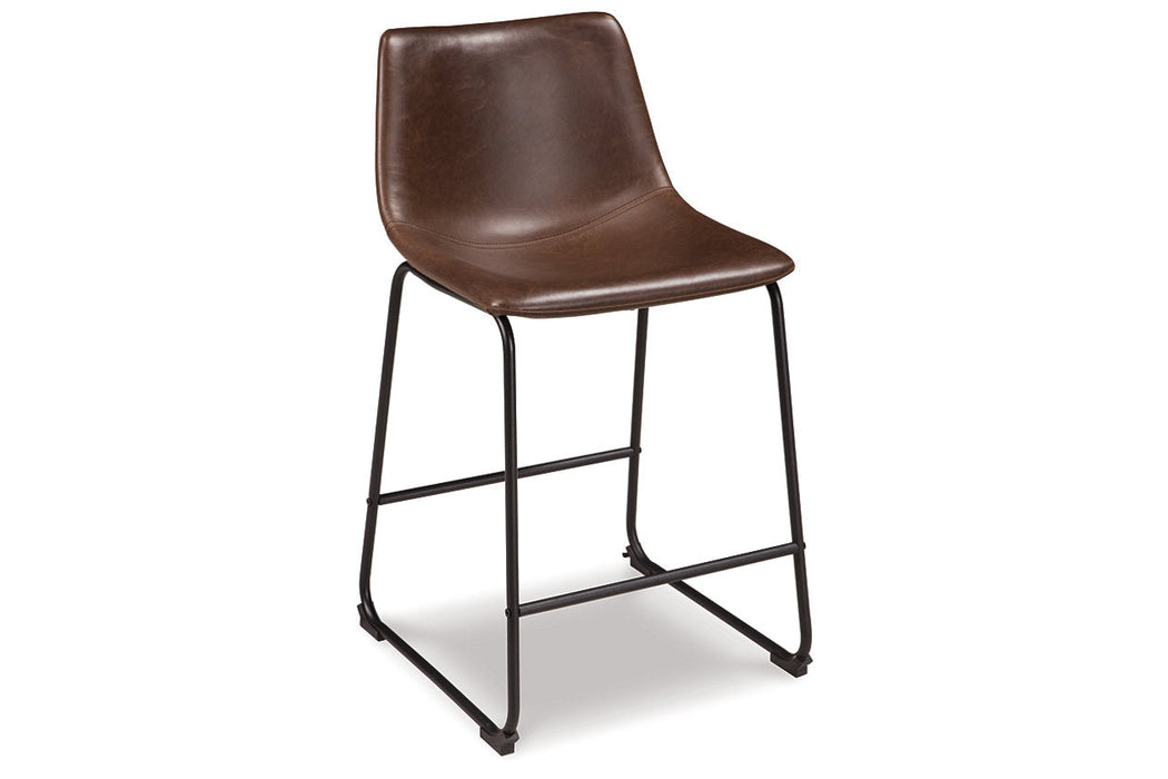 Centiar Brown Counter Height Barstool, Set of 2 - D372-124 - Vega Furniture