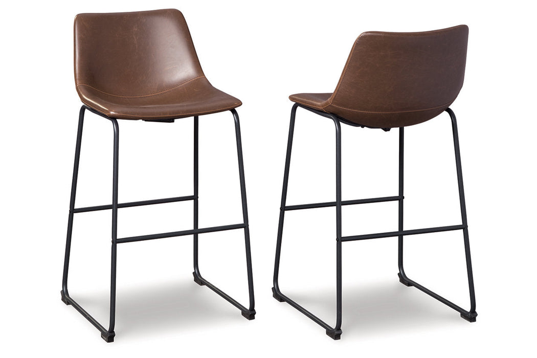 Centiar Brown Pub Height Barstool, Set of 2 - D372-130 - Vega Furniture