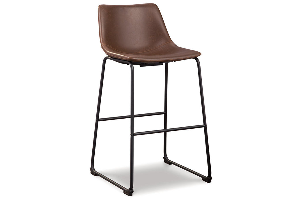 Centiar Brown Pub Height Barstool, Set of 2 - D372-130 - Vega Furniture