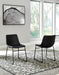 Centiar Gray/Black 3-Piece Round Dining Set - SET | D372-16 | D372-06 - Vega Furniture