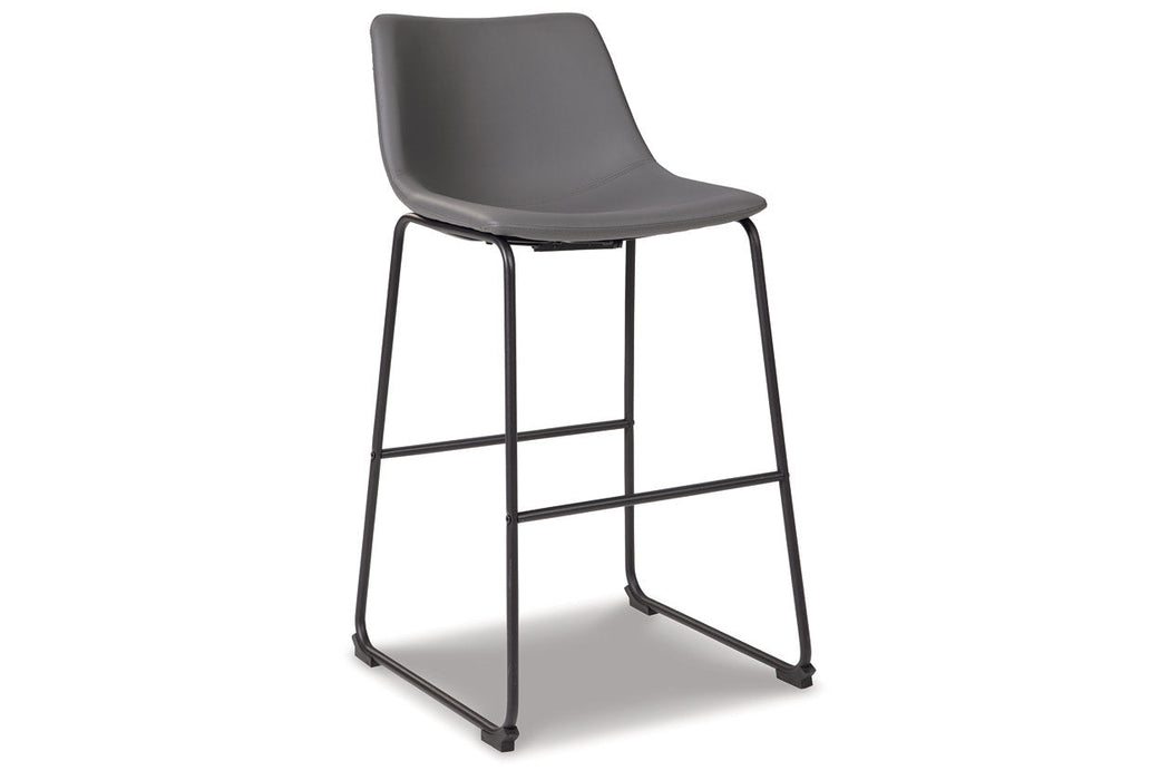 Centiar Gray Pub Height Barstool, Set of 2 - D372-830 - Vega Furniture