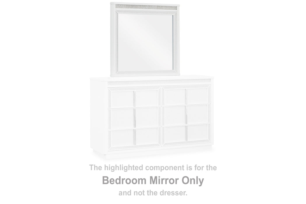 Chalanna White Bedroom Mirror - B822-36 - Vega Furniture