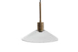 Chaness Clear/Brass Pendant Light - L000718 - Vega Furniture