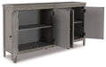 Charina Antique Gray Accent Cabinet - T784-40 - Vega Furniture