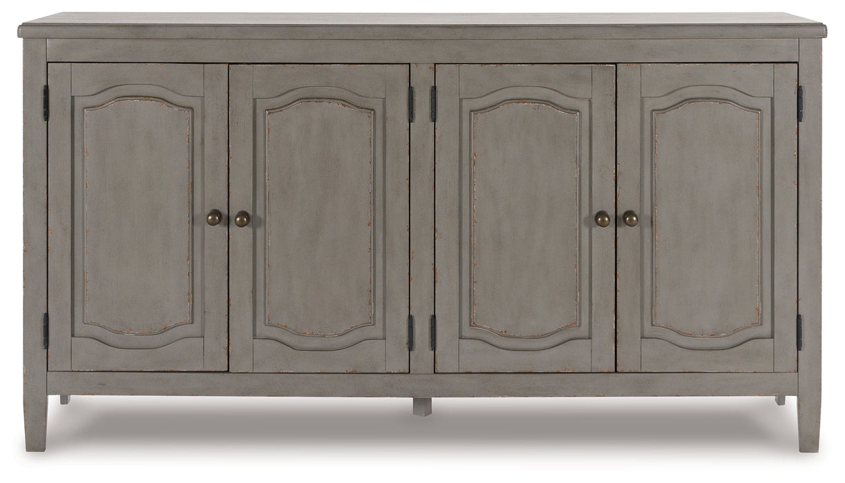 Charina Antique Gray Accent Cabinet - T784-40 - Vega Furniture