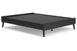 Charlang Black Queen Platform Bed - EB1198-113 - Vega Furniture