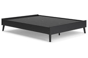 Charlang Black Queen Platform Bed - EB1198-113 - Vega Furniture