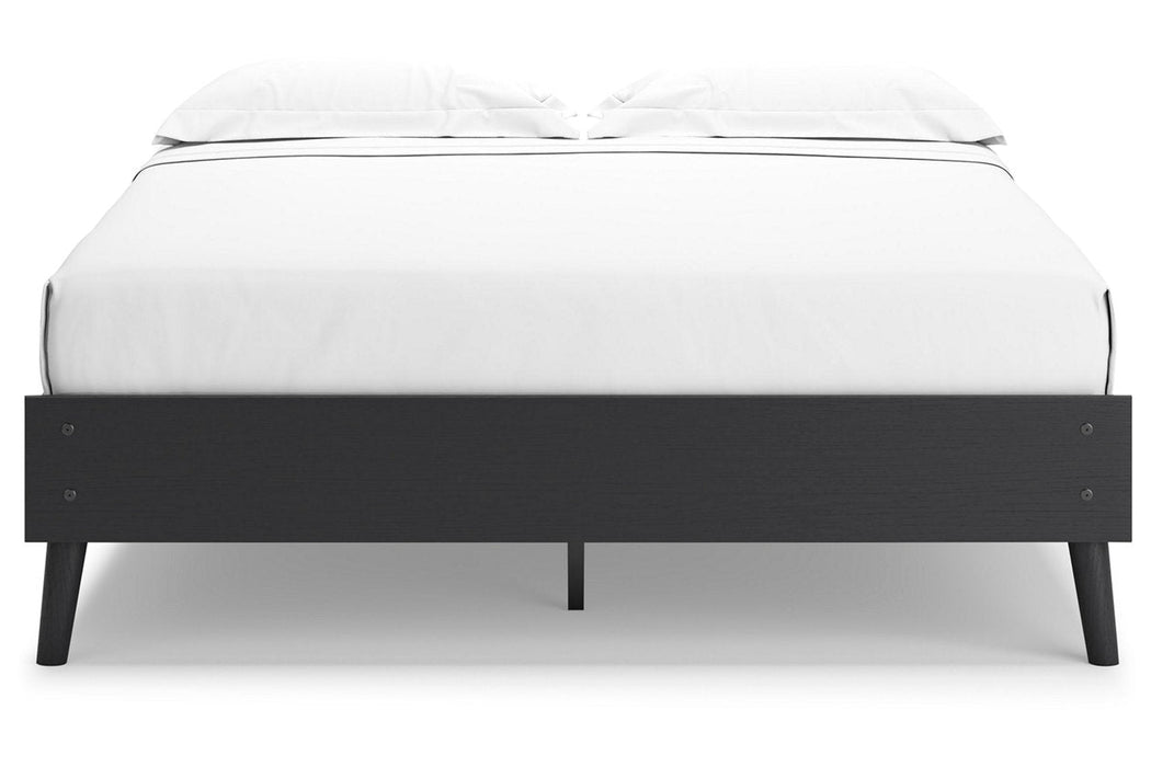 Charlang Black Queen Platform Bed - EB1198-113 - Vega Furniture