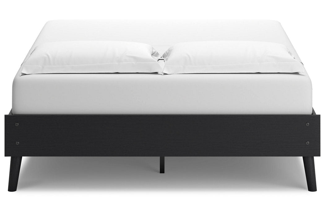 Charlang Black Queen Platform Bed - EB1198-113 - Vega Furniture