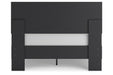 Charlang Two-tone Full Panel Platform Bed - SET | EB1198-112 | EB1198-156 - Vega Furniture