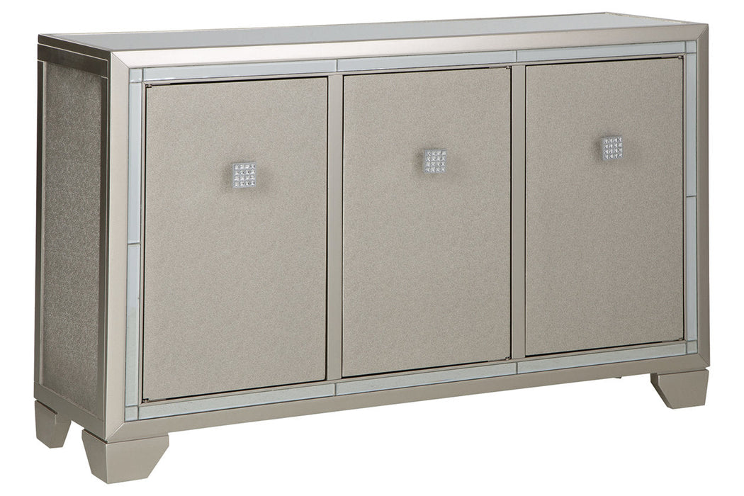 Chaseton Champagne Accent Cabinet - A4000335 - Vega Furniture