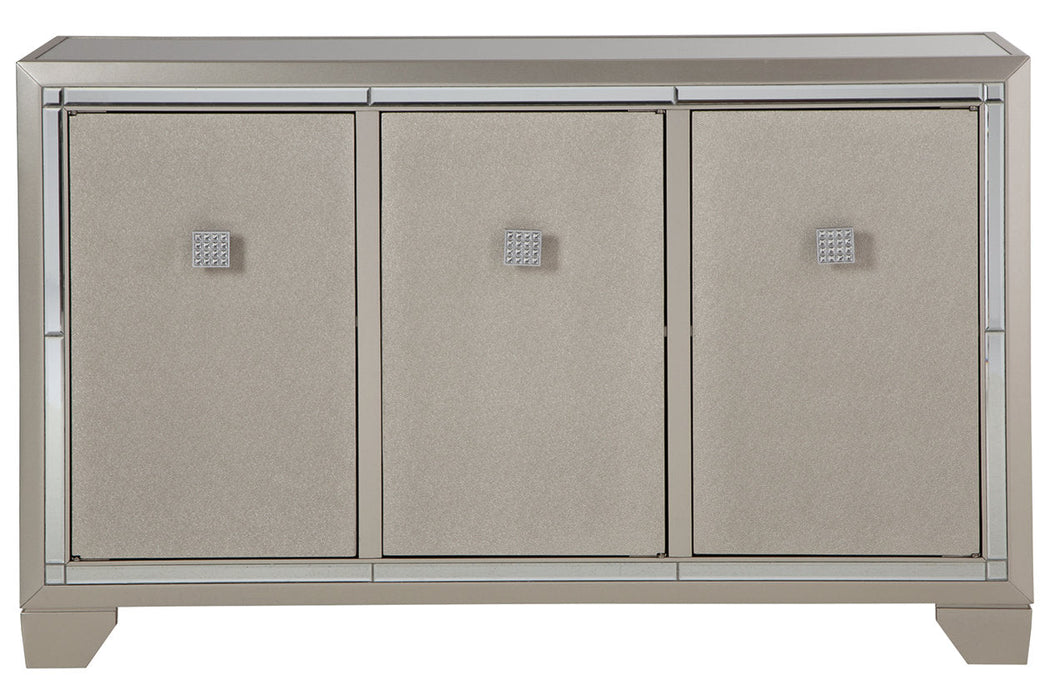 Chaseton Champagne Accent Cabinet - A4000335 - Vega Furniture