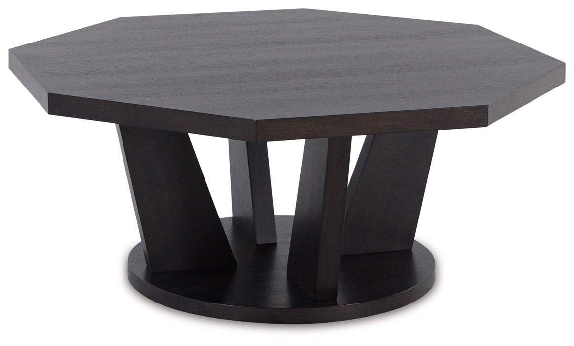 Chasinfield Dark Brown Coffee Table - T458-8 - Vega Furniture