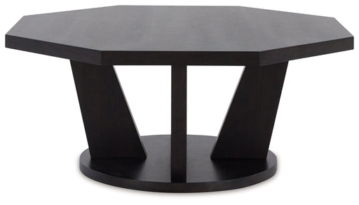 Chasinfield Dark Brown Coffee Table - T458-8 - Vega Furniture