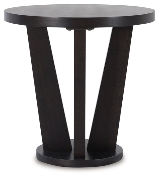CHASINFIELD Dark Brown End Table - T458-6 - Vega Furniture