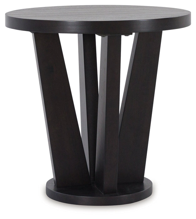 CHASINFIELD Dark Brown End Table - T458-6 - Vega Furniture