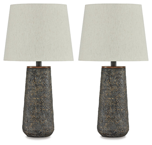 Chaston Antique Bronze Finish Table Lamp, Set of 2 - L204474 - Vega Furniture