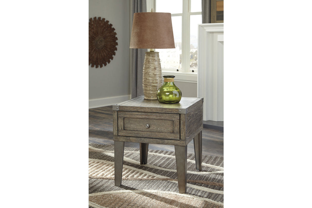 Chazney Rustic Brown End Table - T904-3 - Vega Furniture