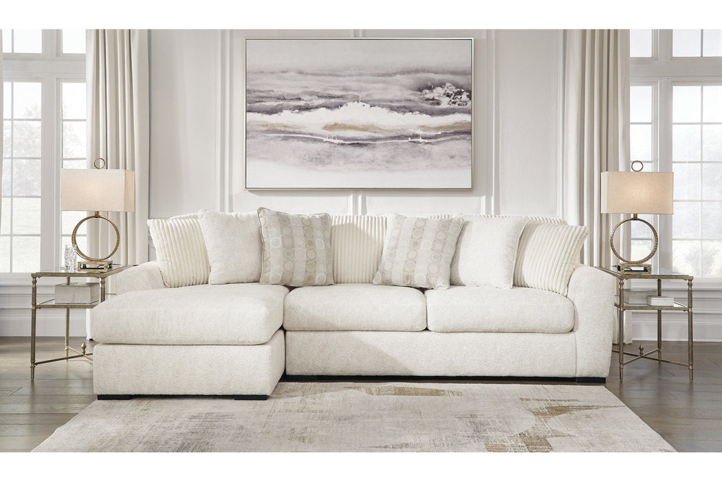 Chessington Ivory 2-Piece LAF Chaise Sectional - SET | 6190416 | 6190467 - Vega Furniture