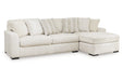 Chessington Ivory 2-Piece RAF Chaise Sectional - SET | 6190417 | 6190466 - Vega Furniture