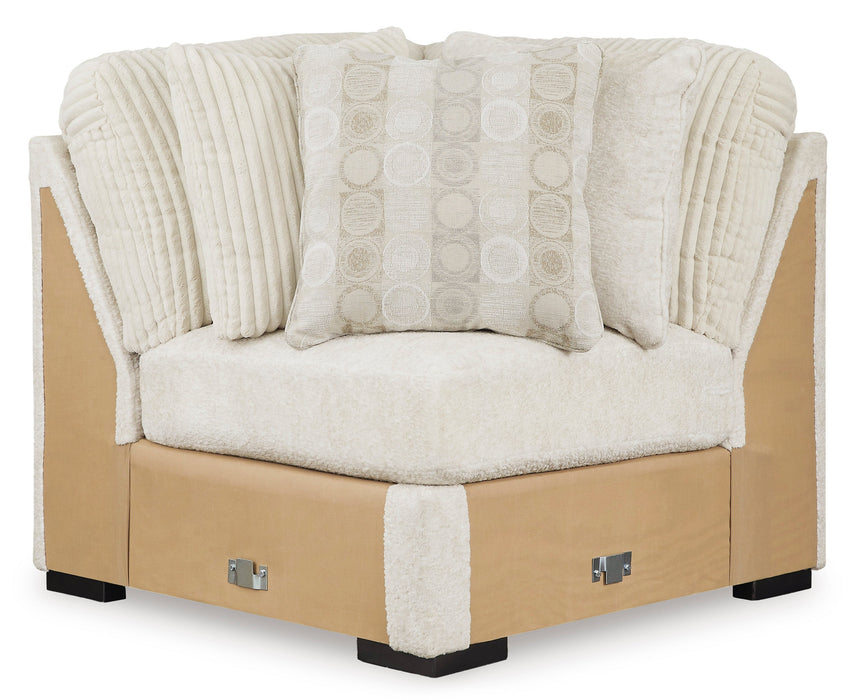 Chessington Ivory 4-Piece RAF Chaise Sectional - SET | 6190417 | 6190434 | 6190466 | 6190477 - Vega Furniture