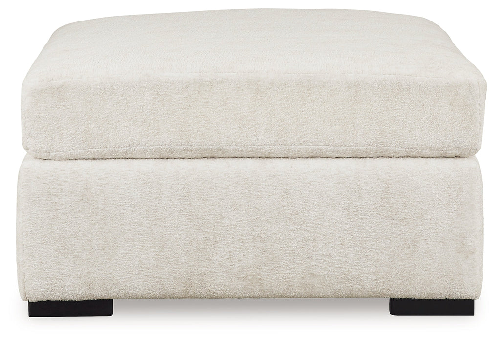 Chessington Ivory Oversized Accent Ottoman - 6190408 - Vega Furniture