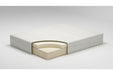 Chime 12 Inch Memory Foam White Twin Mattress in a Box - M72711 - Vega Furniture