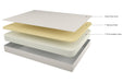 Chime 8 Inch Memory Foam White Full Mattress in a Box - M72621 - Vega Furniture