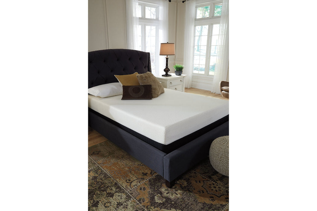 Chime 8 Inch Memory Foam White King Mattress in a Box - M72641 - Vega Furniture