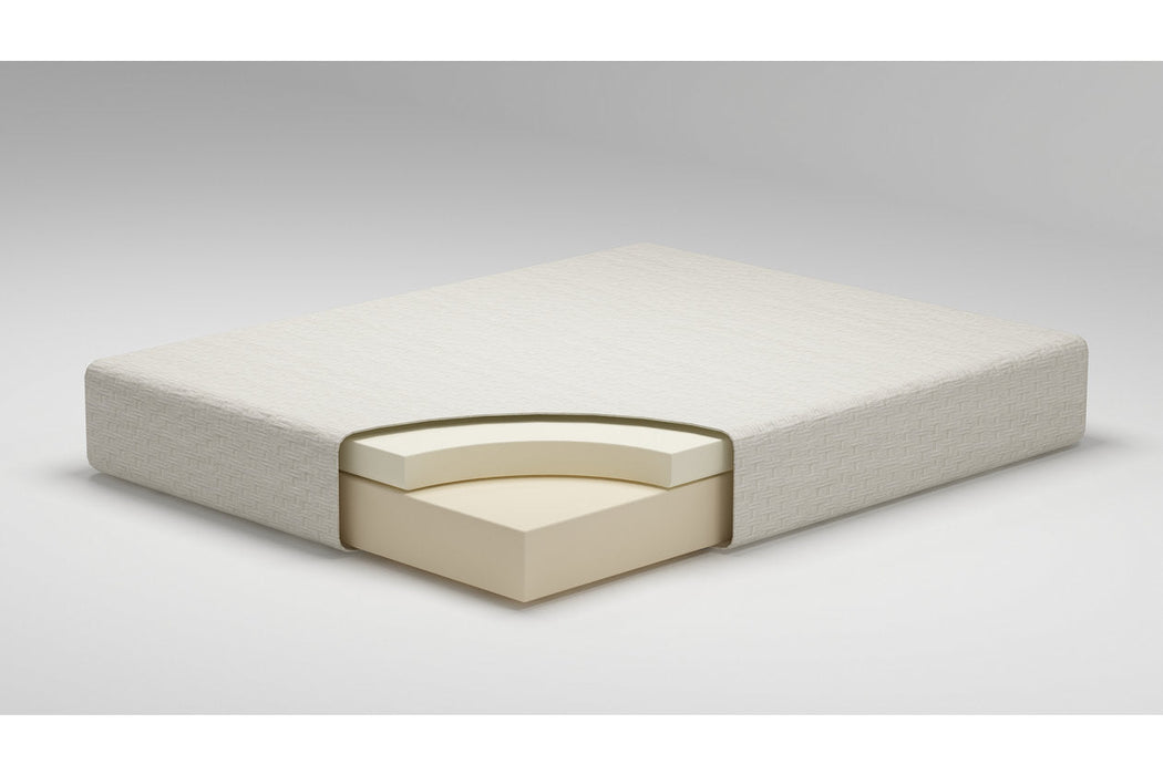 Chime 8 Inch Memory Foam White Queen Mattress in a Box - M72631 - Vega Furniture