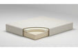 Chime 8 Inch Memory Foam White Twin Mattress in a Box - M72611 - Vega Furniture