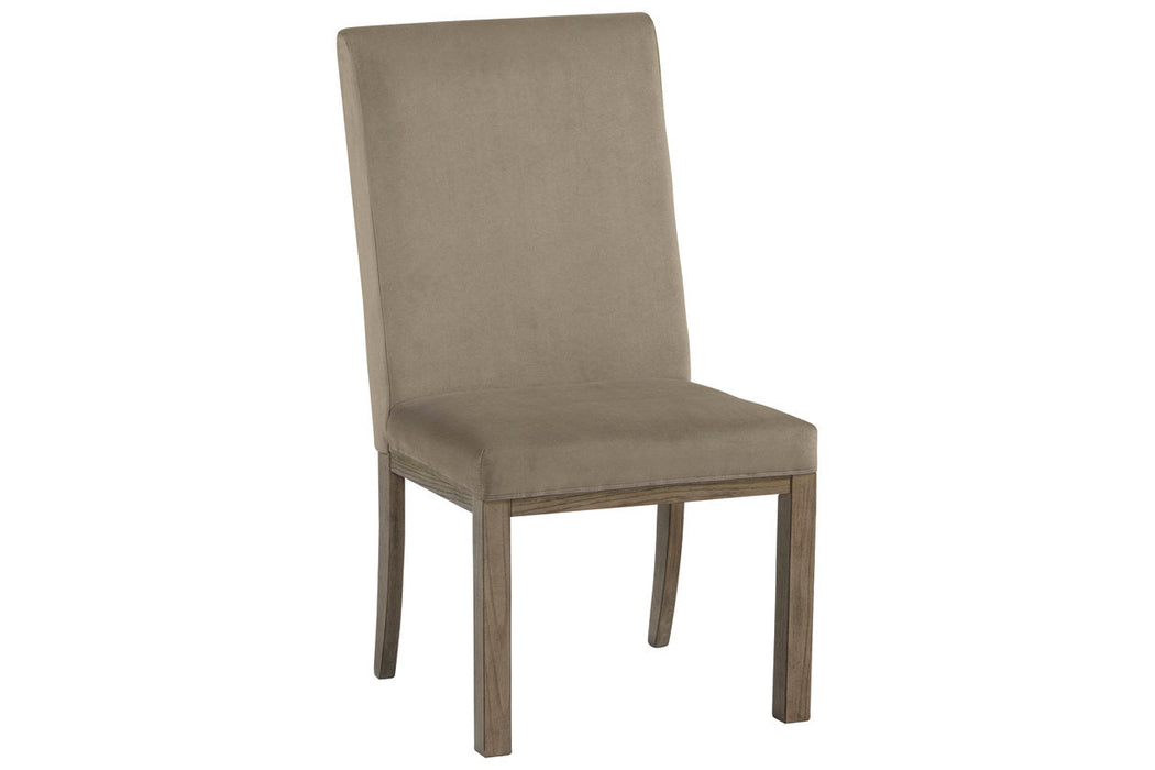 Chrestner Gray/Brown Dining Chair, Set of 2 - D983-01 - Vega Furniture