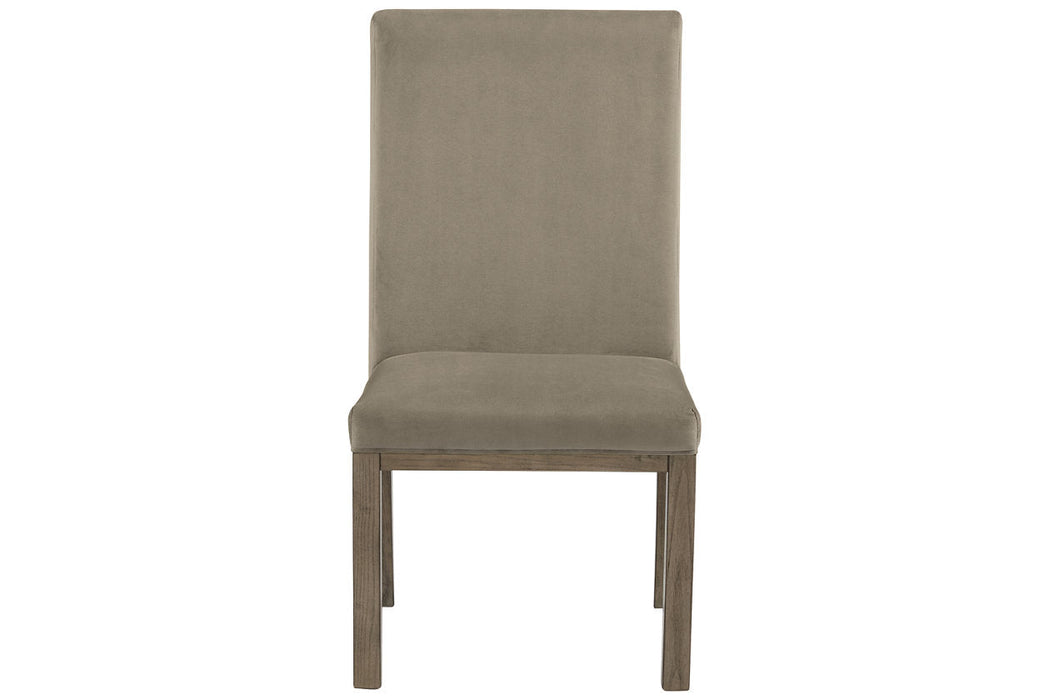 Chrestner Gray/Brown Dining Chair, Set of 2 - D983-01 - Vega Furniture