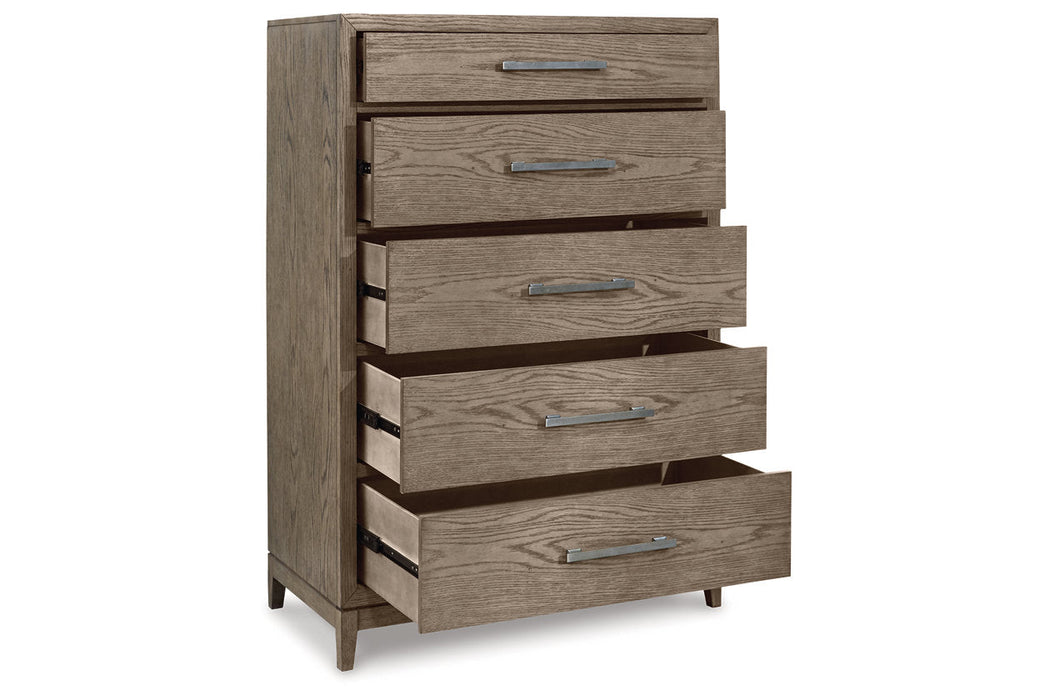 Chrestner Gray Chest of Drawers - B983-46 - Vega Furniture