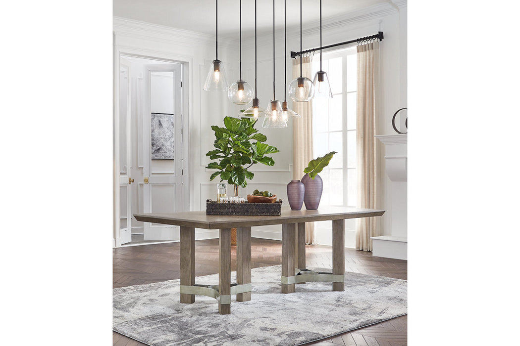 Chrestner Gray Dining Table - D983-25 - Vega Furniture