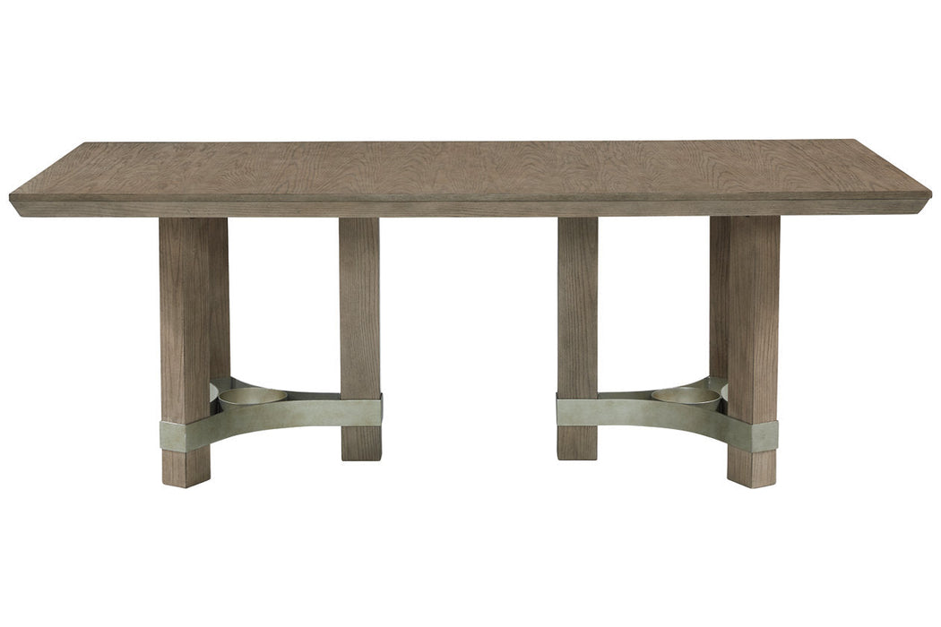 Chrestner Gray Dining Table - D983-25 - Vega Furniture