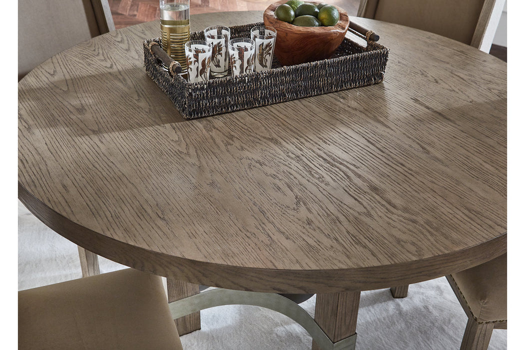 Chrestner Gray Dining Table - D983-50 - Vega Furniture