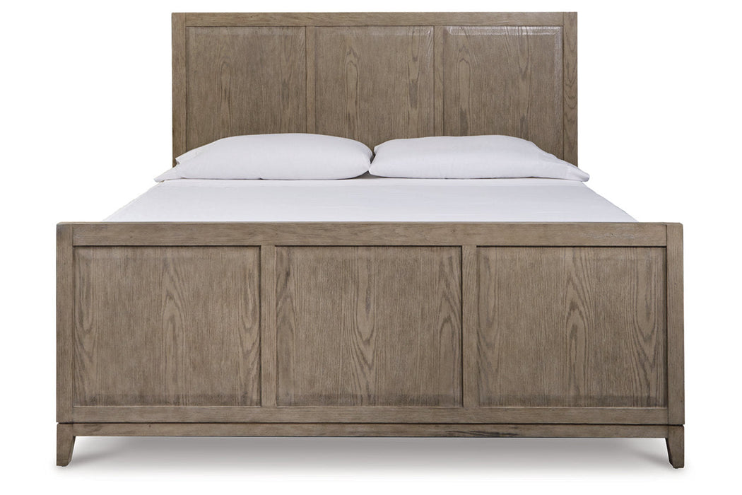 Chrestner Gray King Panel Bed - SET | B983-76 | B983-78 | B983-99 - Vega Furniture