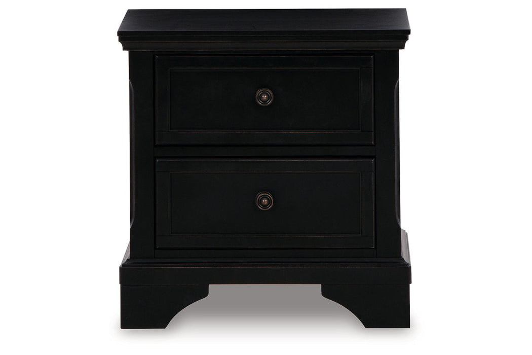 Chylanta Black Nightstand - B739-92 - Vega Furniture