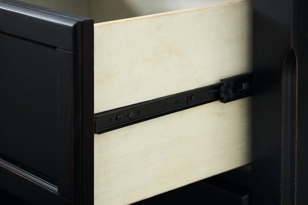 Chylanta Black Nightstand - B739-92 - Vega Furniture