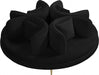 Circlet Black Velvet Roundabout Sofa - 627Black - Vega Furniture