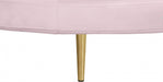 Circlet Pink Velvet Roundabout Sofa - 627Pink - Vega Furniture